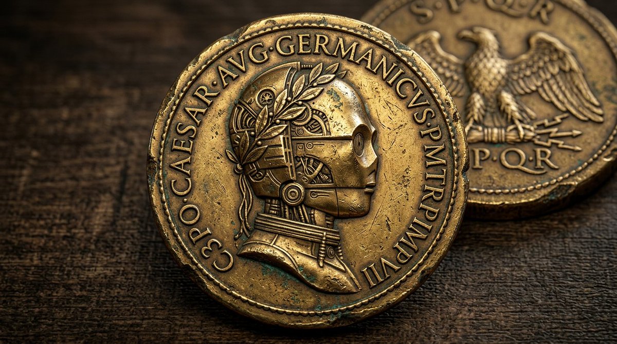 Hyperrealistic Ancient Roman Empire Coin 4