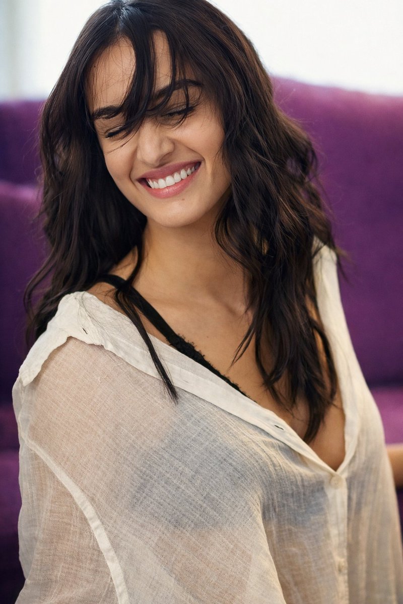 Photorealistic Image Prompt for Shraddha Kapoor in White
