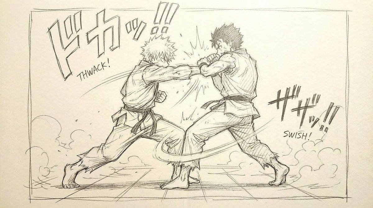 Varied Combat Scene Rough Sketch Prompt 2