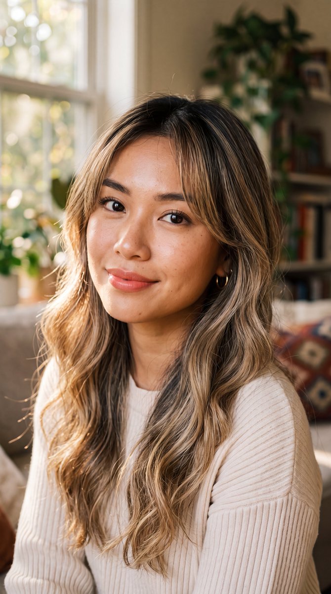 Balayage Hair Golden Hour Portrait 3