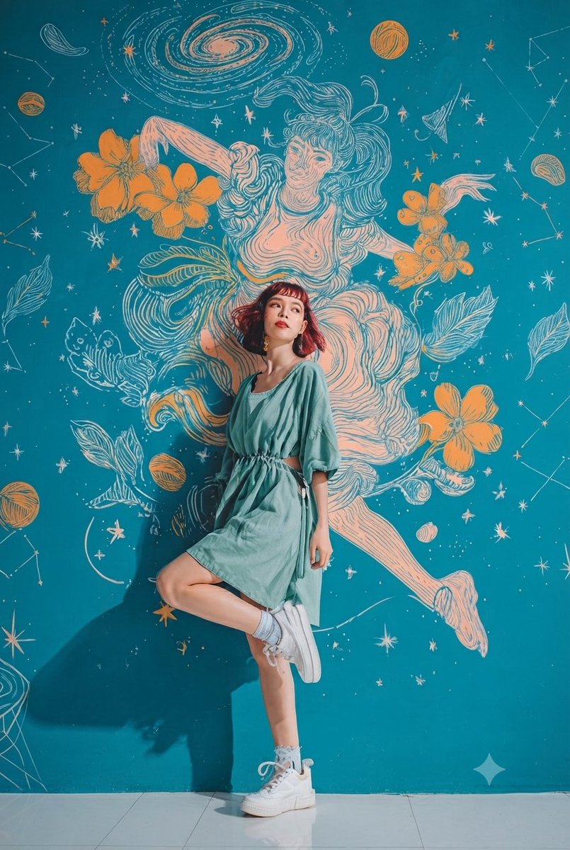 Cosmic Mural Studio Portrait Sequence 3