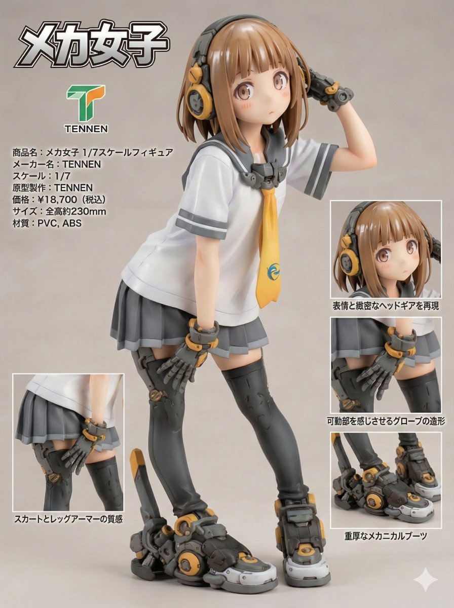 Photorealistic PVC Figure Product Introduction Layout 4