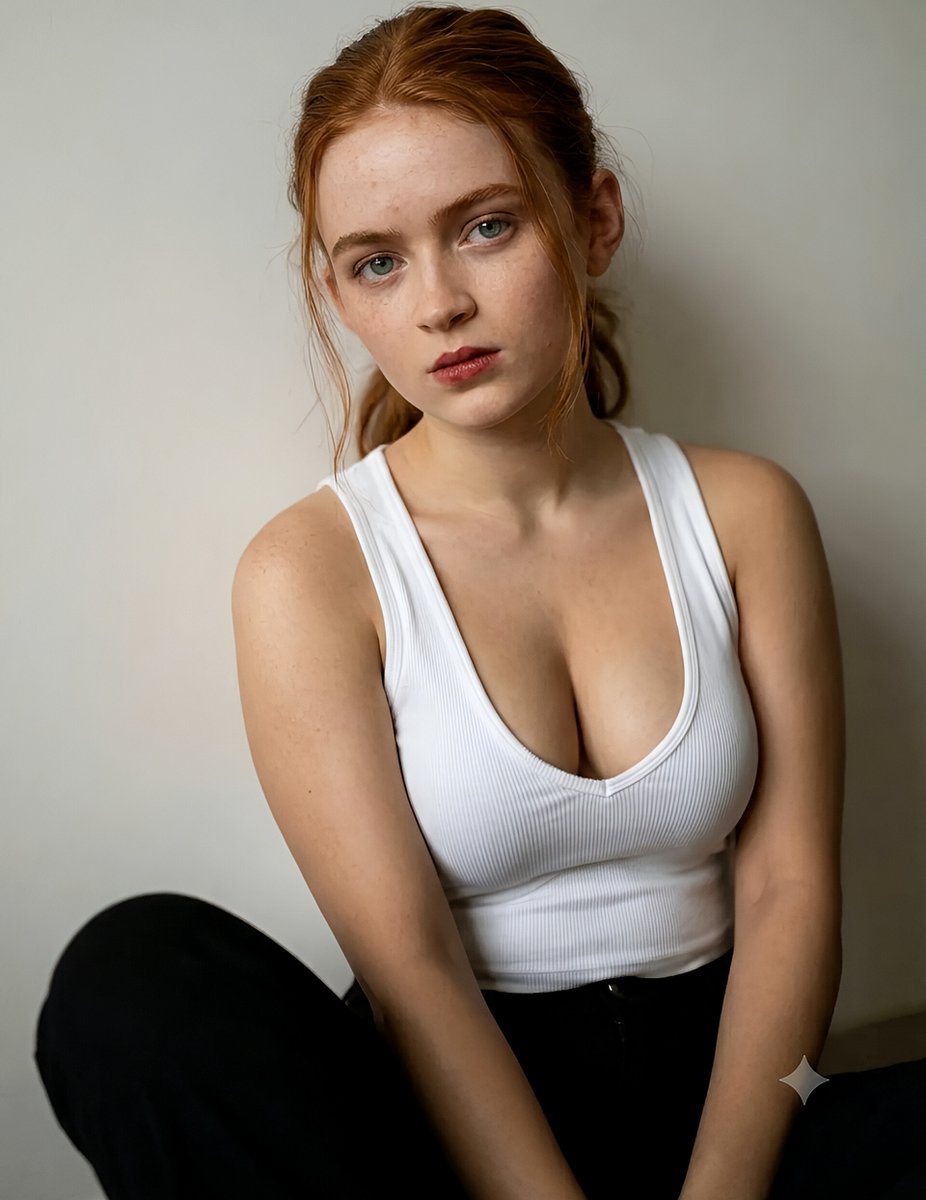 Minimalist Realistic Studio Portrait 2