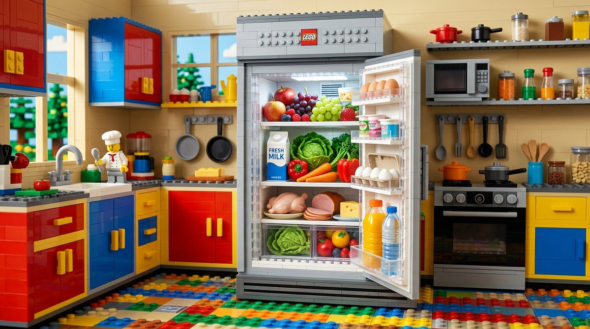 Nano Banana 2 vs. Pro Surreal Kitchen Scene Prompt 2