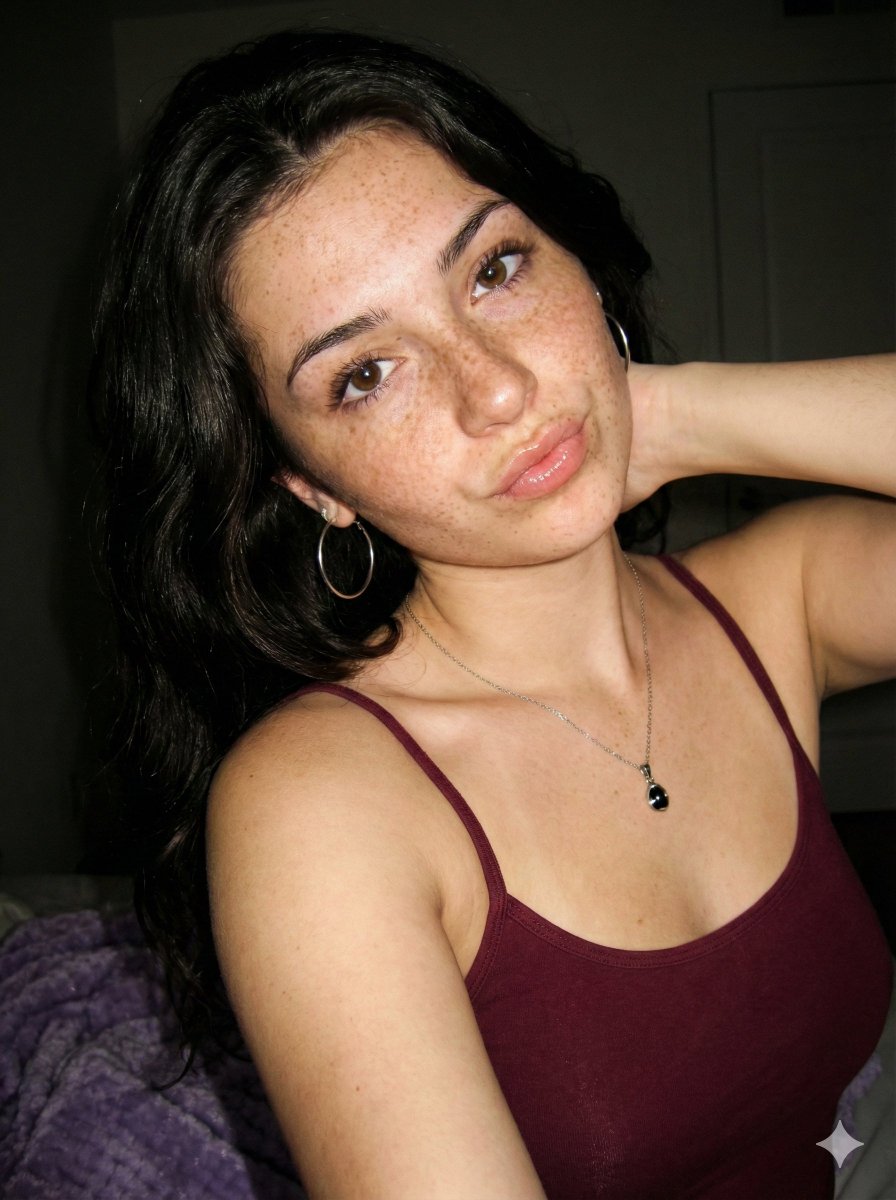 High-Contrast 'Baddie' Selfie Prompt