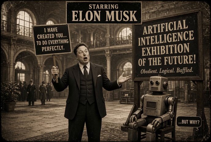 Silent Movie Parody with Elon Musk