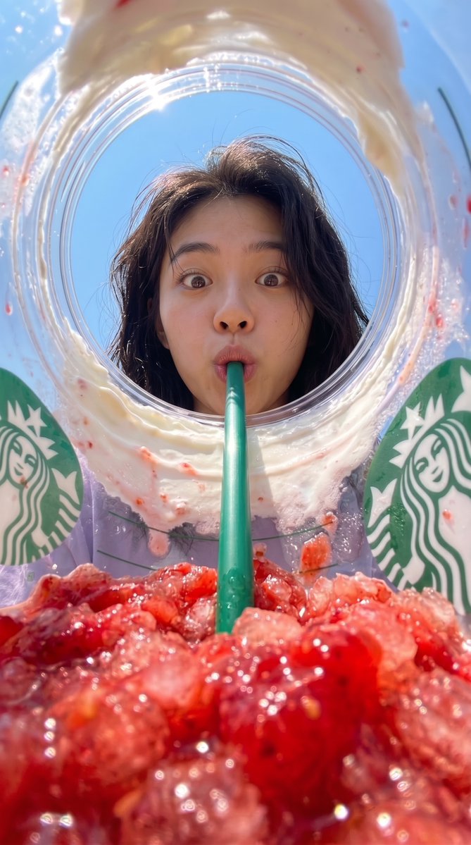 POV Perspective from Starbucks Cup