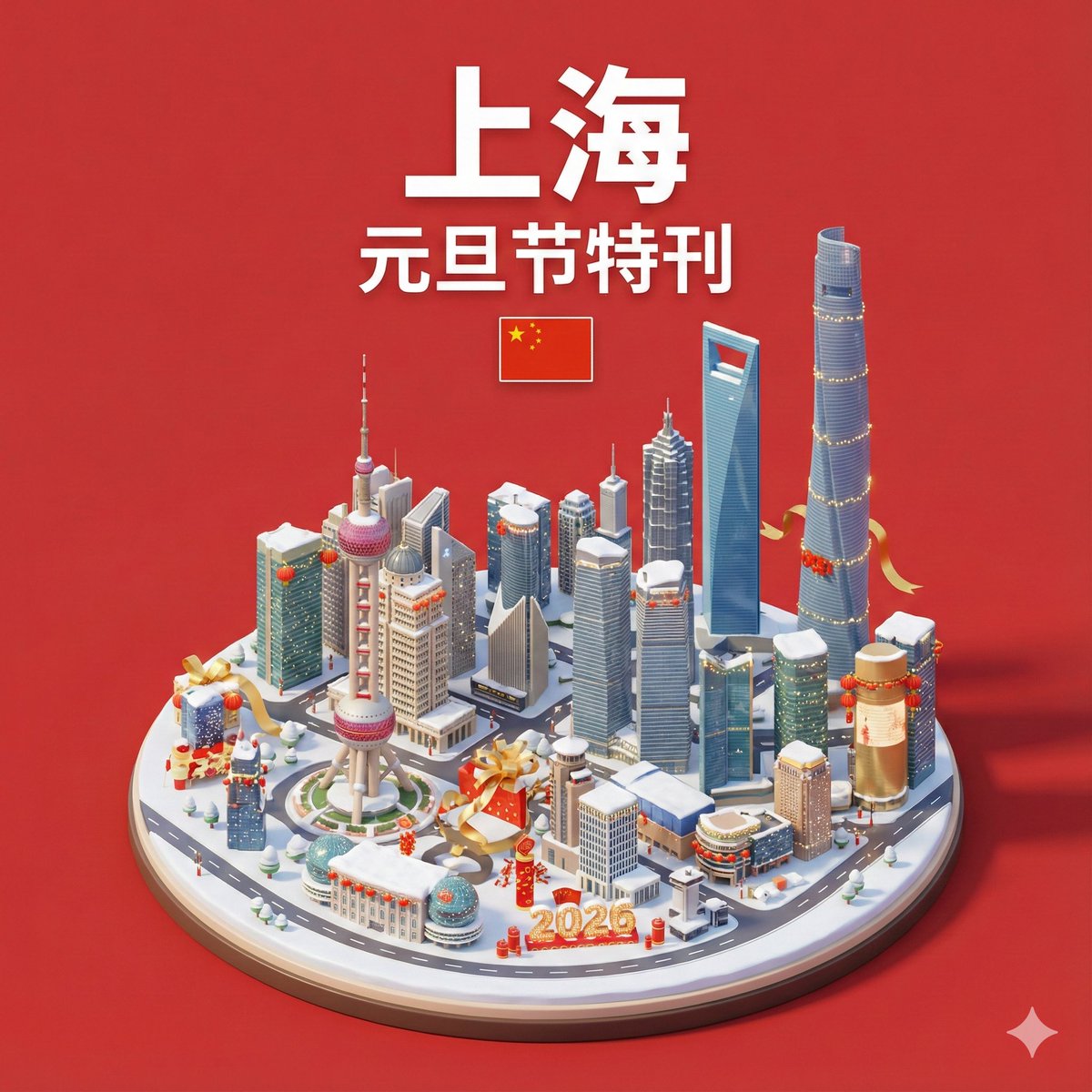 Isometric 3D Miniature City Diorama with Holiday Theme 2