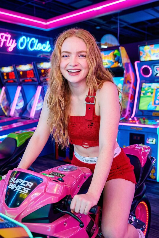 Vibrant Arcade Portrait Prompt 2
