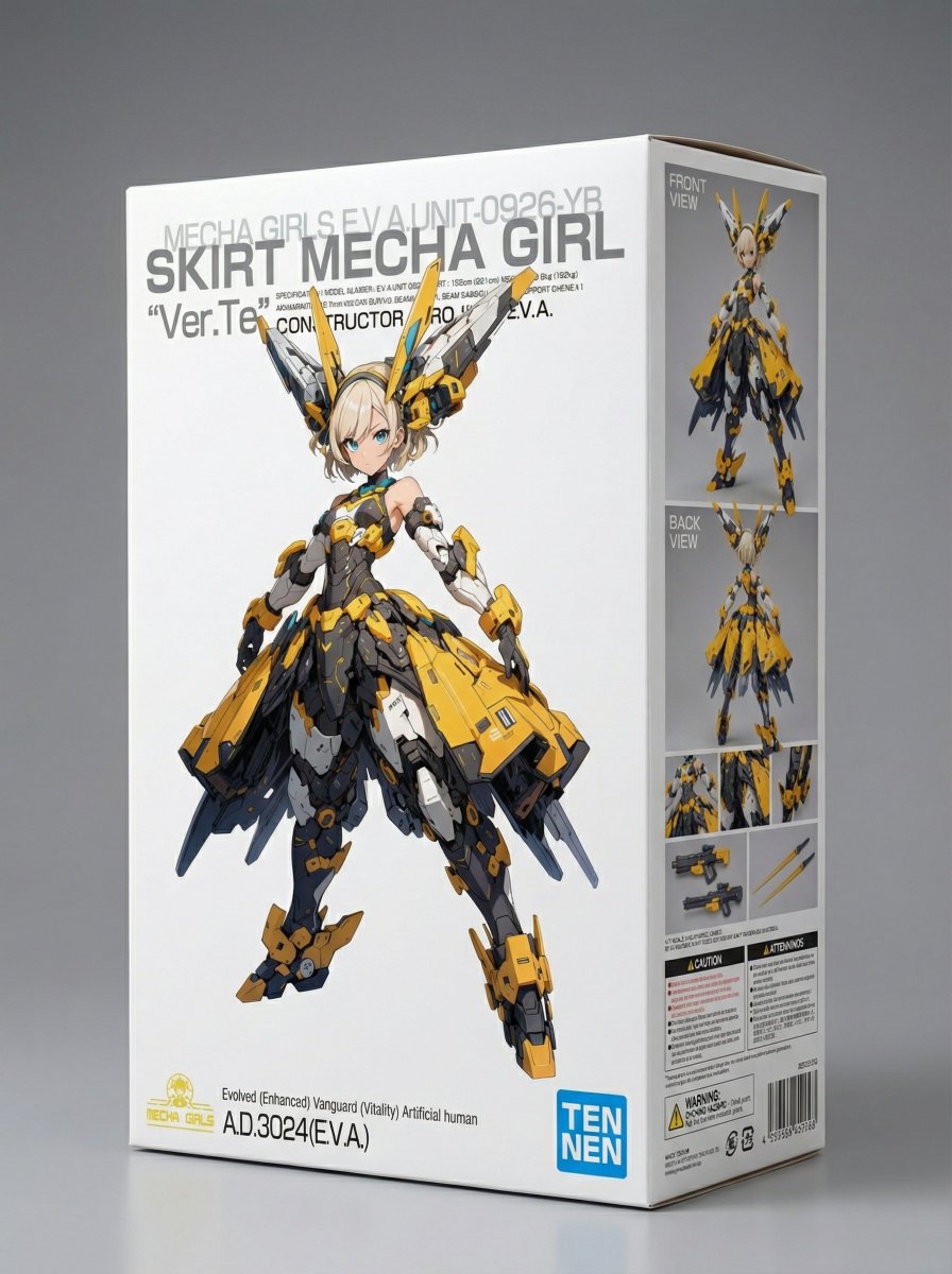 Plastic Model Kit Packaging Generation Prompt