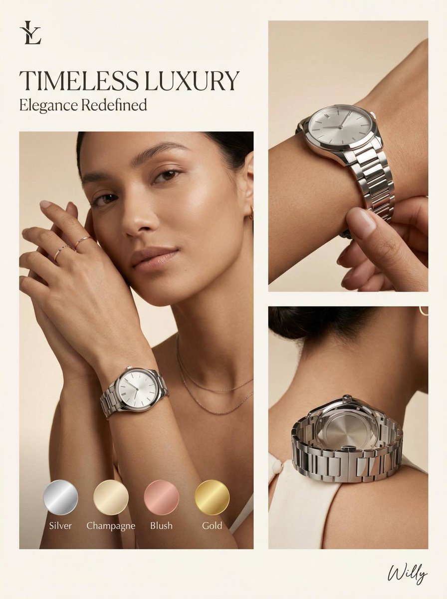 Luxury Watch Editorial Layout Prompt