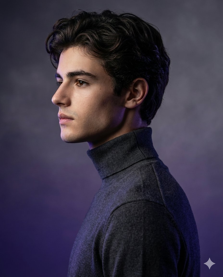 High-Fashion Studio Portrait with Identity Lock 2