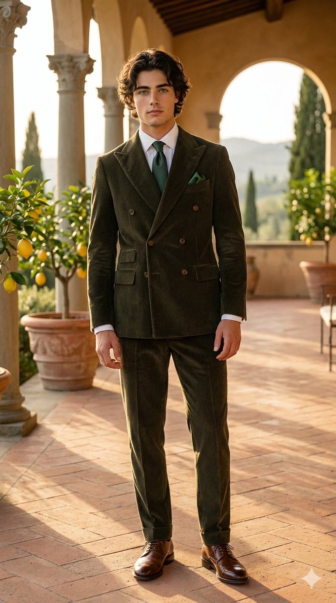 Fashion Editorial in Italian Villa at Golden Hour