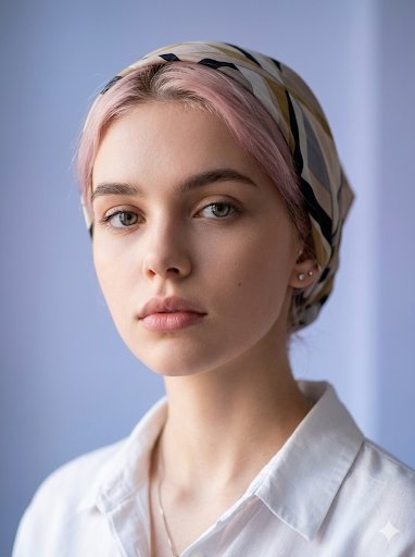 Ultra-Realistic Portrait with Identity Preservation and Headscarf