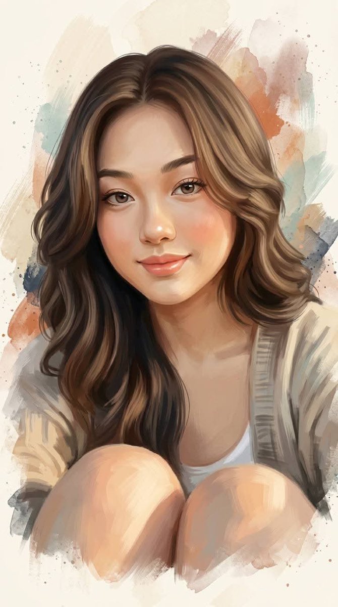 Editorial Digital Portrait Painting 3