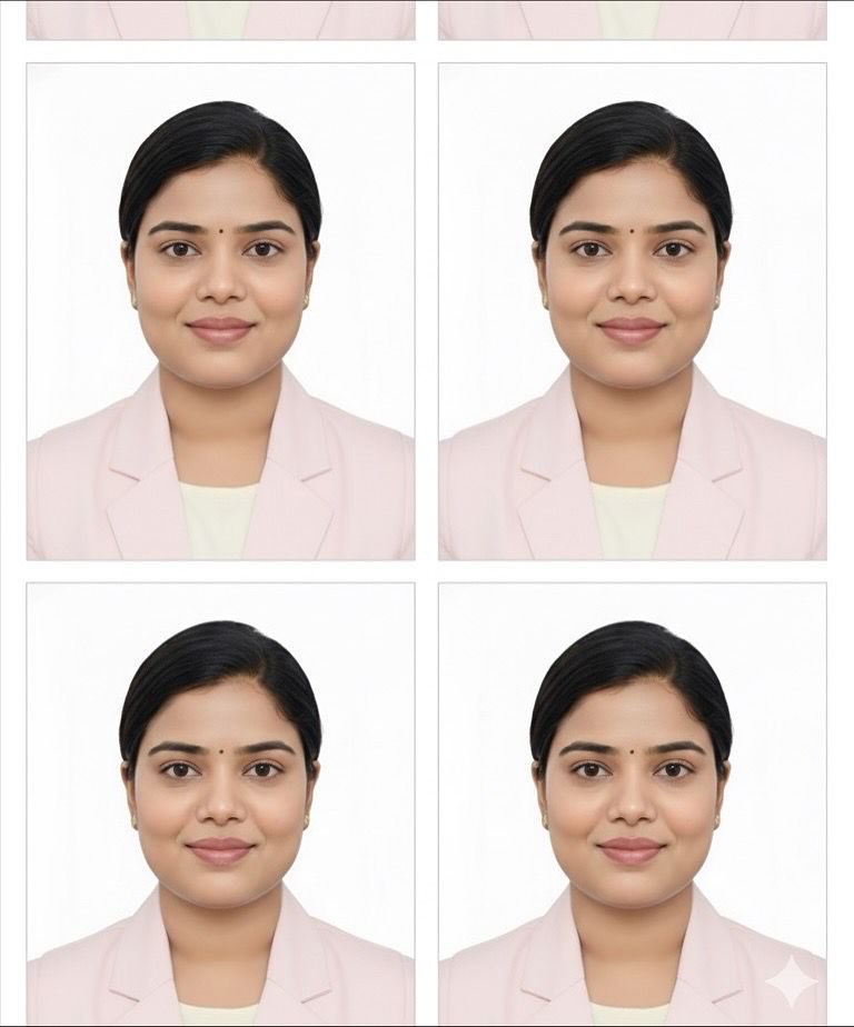 Passport Photo Grid Generation