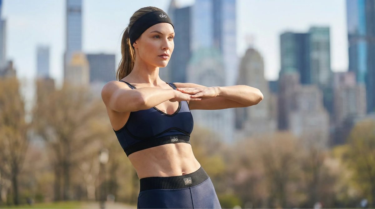 Cinematic Pilates Scene in Central Park 3