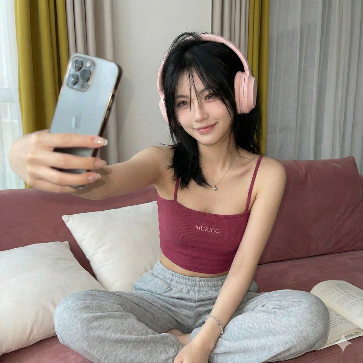 Seductive Sofa Selfie Prompt 2