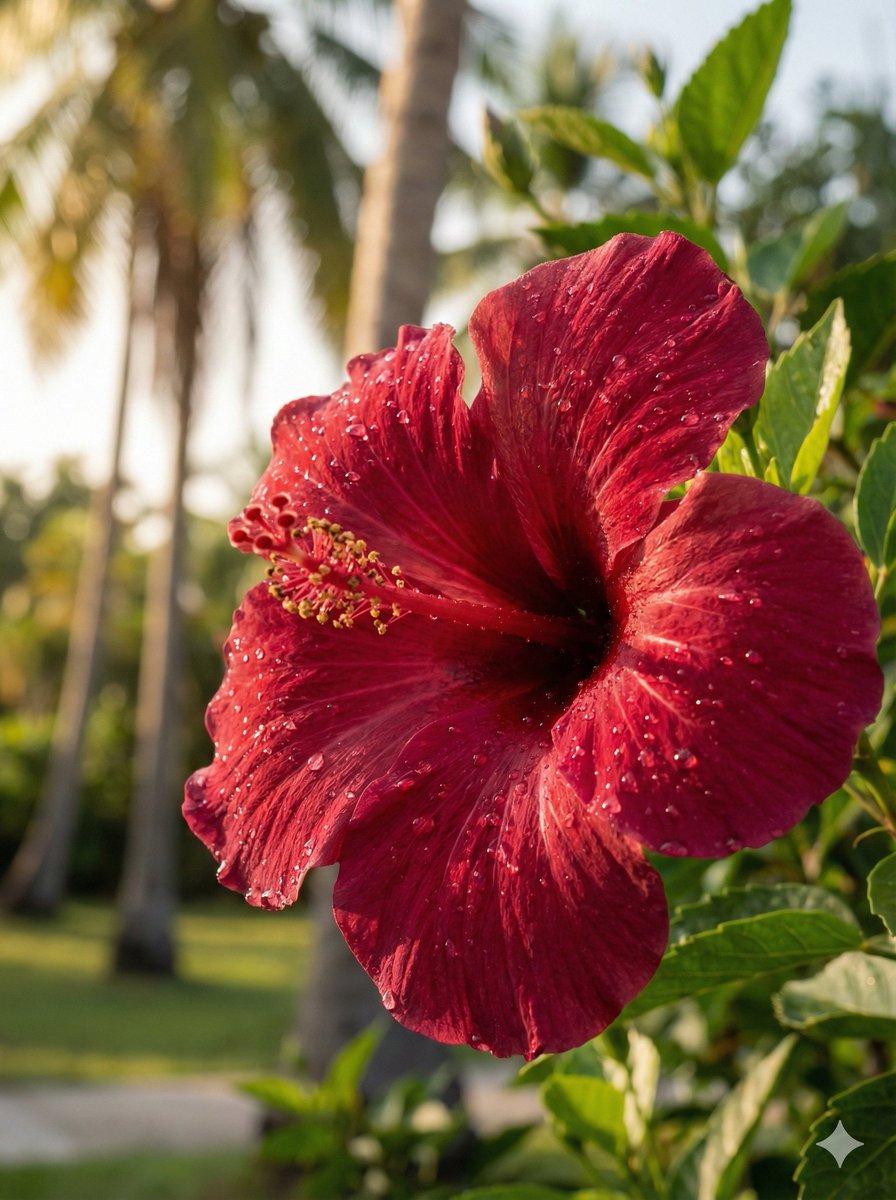 Ultra-Photorealistic Macro Shot of a Red Hibiscus 2