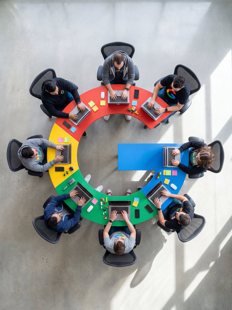 Top-Down Flat Lay of Custom-Shaped Conference Table (Duplicate) 3