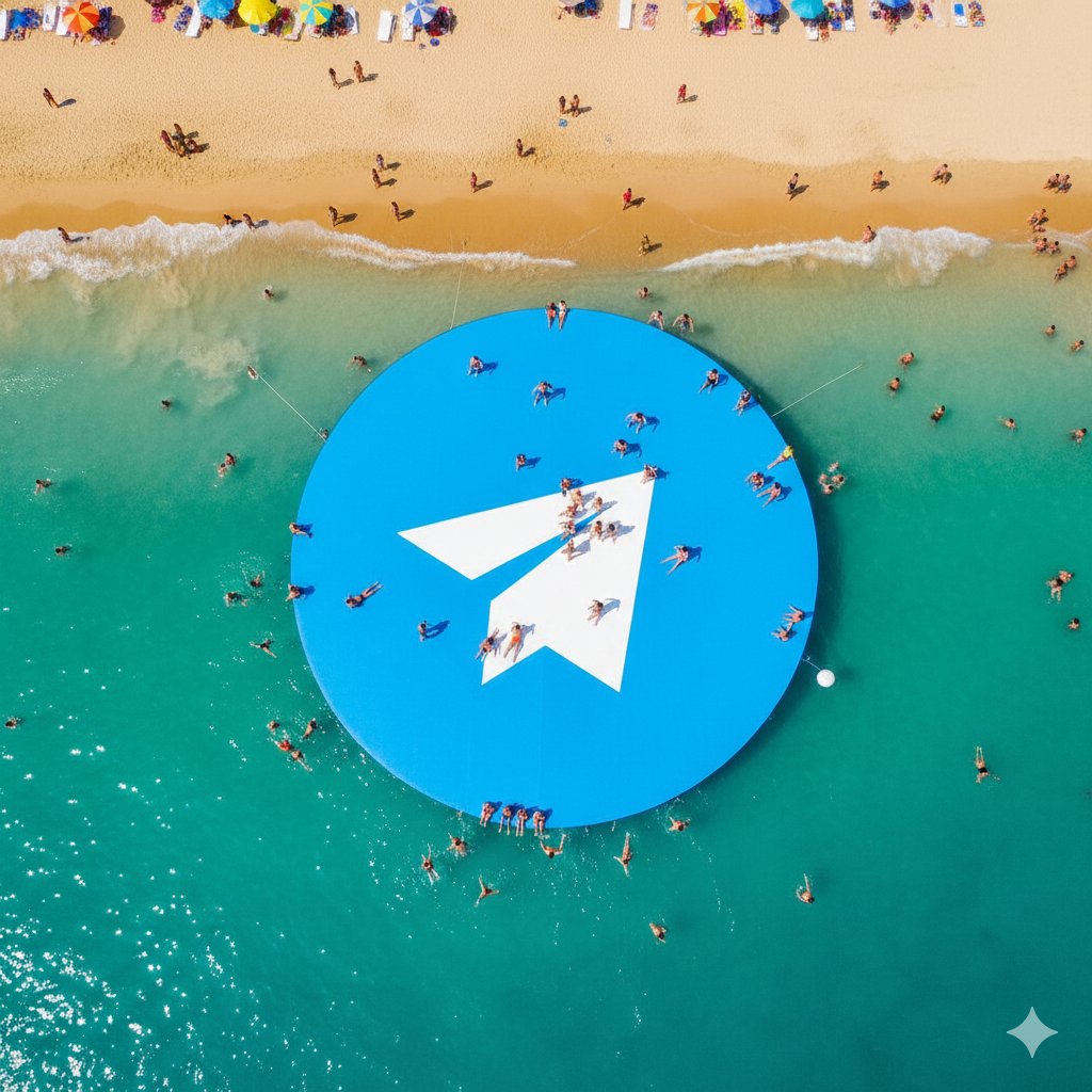 Giant Inflatable WhatsApp Logo in the Ocean 2