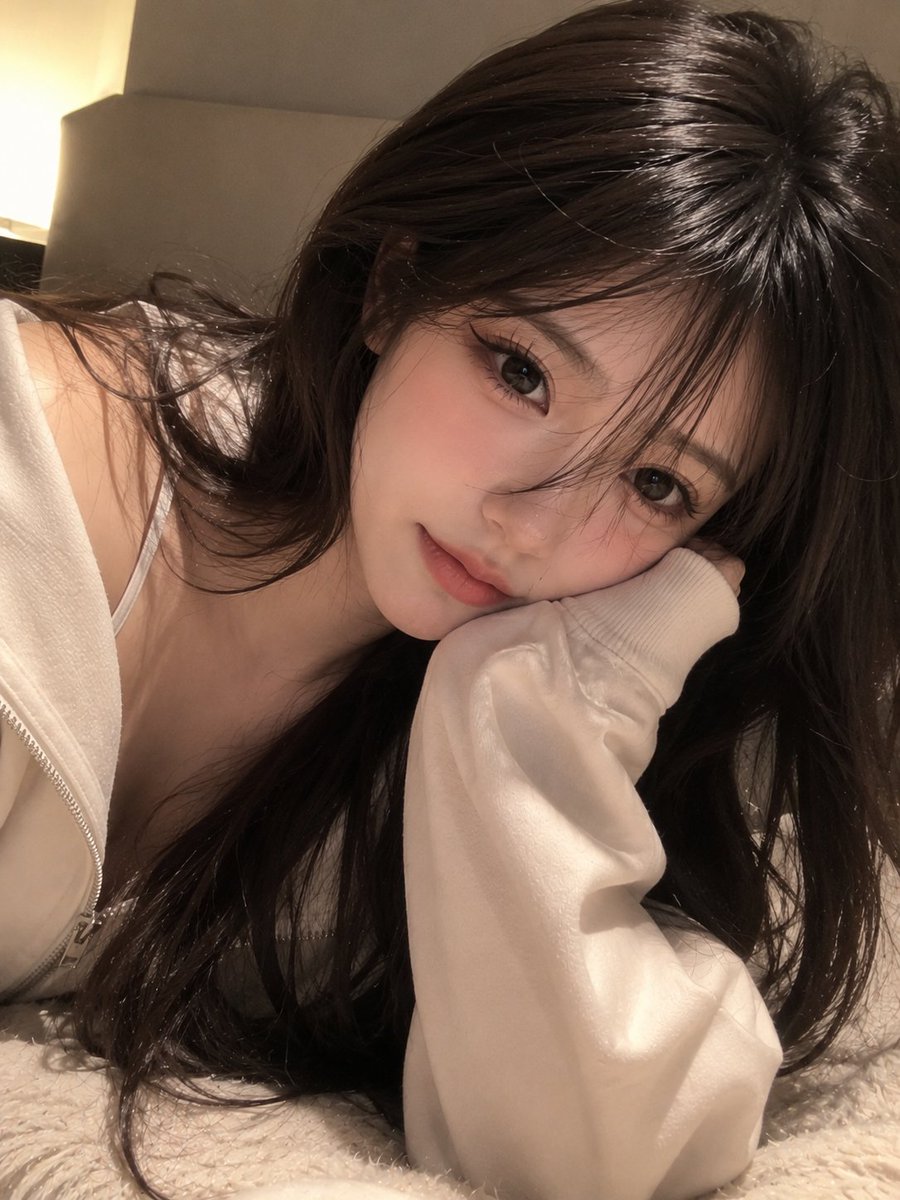 Cozy Hoodie Selfie Portrait