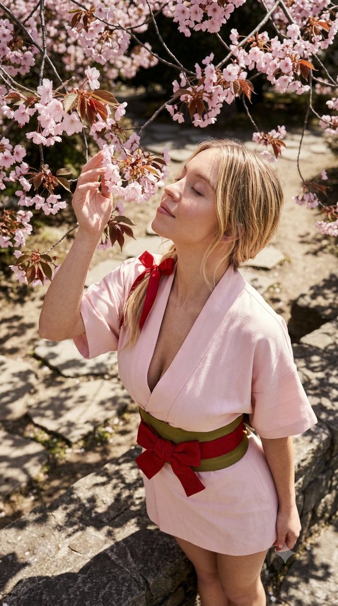 Sydney Sweeney Japanese Garden Portrait 4