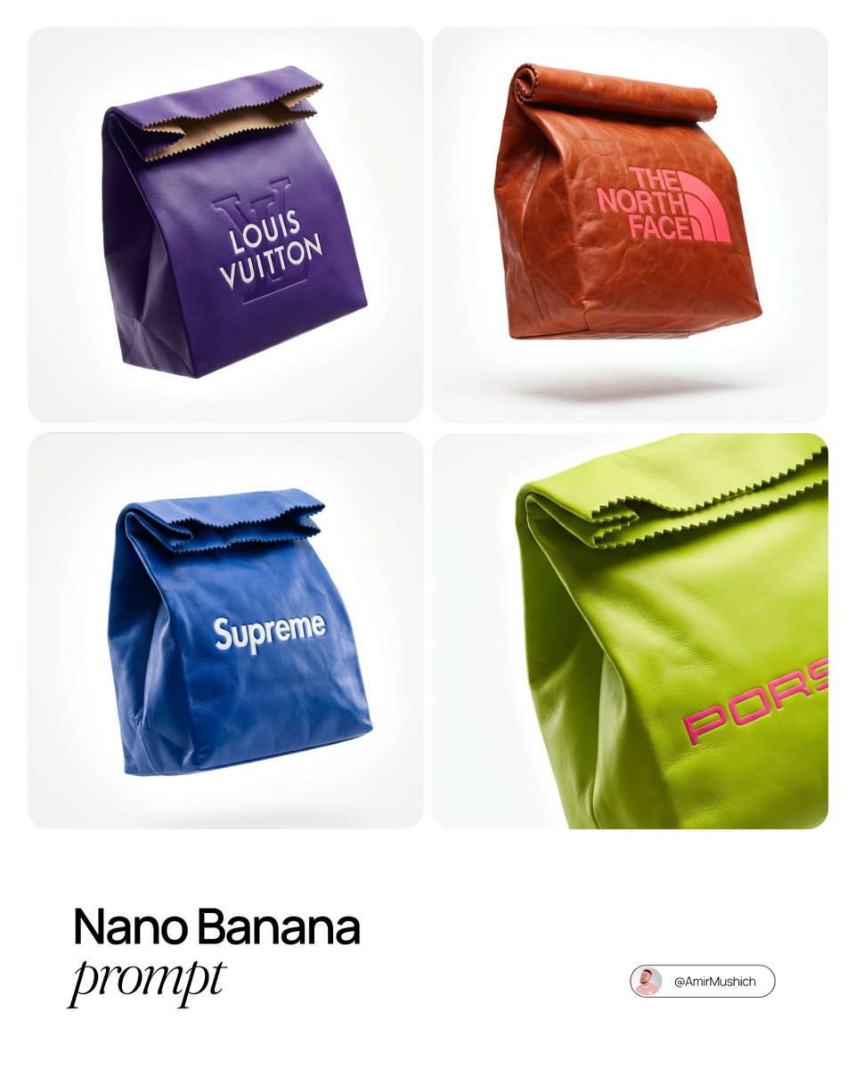 Branded Fast Food Leather Bag