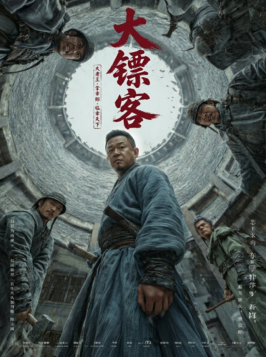 Detailed Ancient Martial Arts Movie Poster Prompt