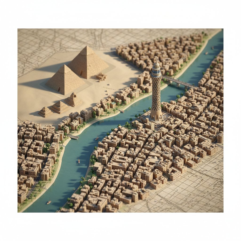 Photorealistic Diorama Isometric Map Prompt 4