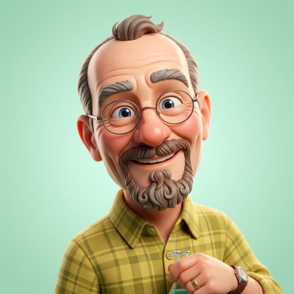 3D CGI Big-Head Cartoon of Harry Potter 2