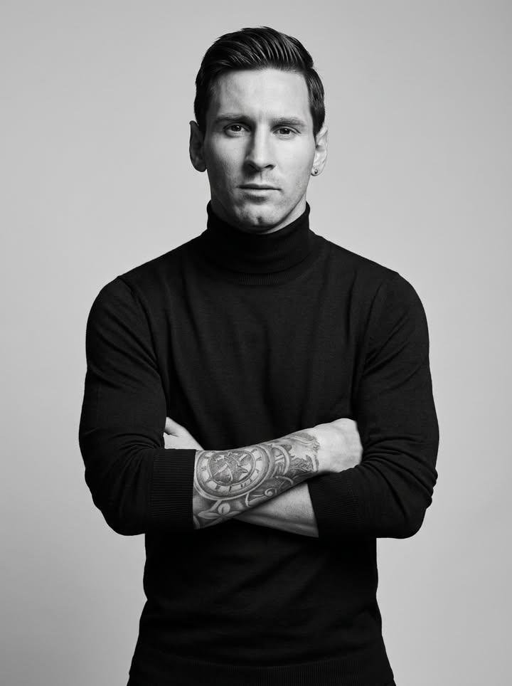 Athletic Man Monochrome Studio Portrait