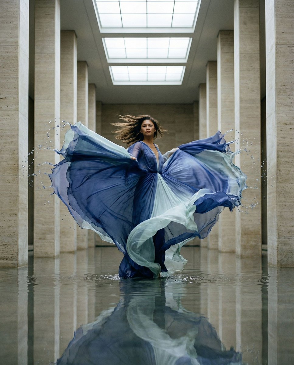 Cinematic Symmetrical Motion Portrait 2