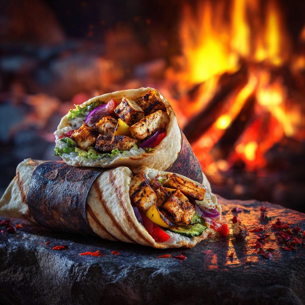 Cinematic Gourmet Grilled Food Photography Prompt 2