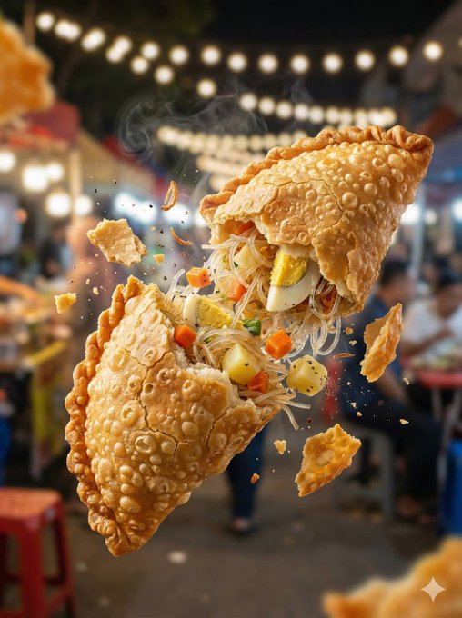 Ultra-Realistic Fried Snack Explosion Food Photography Prompt 2