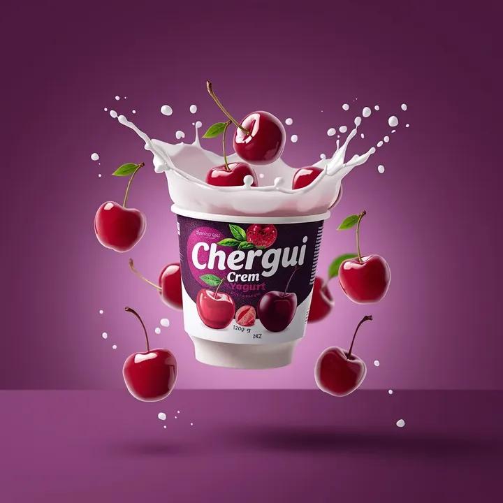 High-End Commercial Yogurt Product Photography