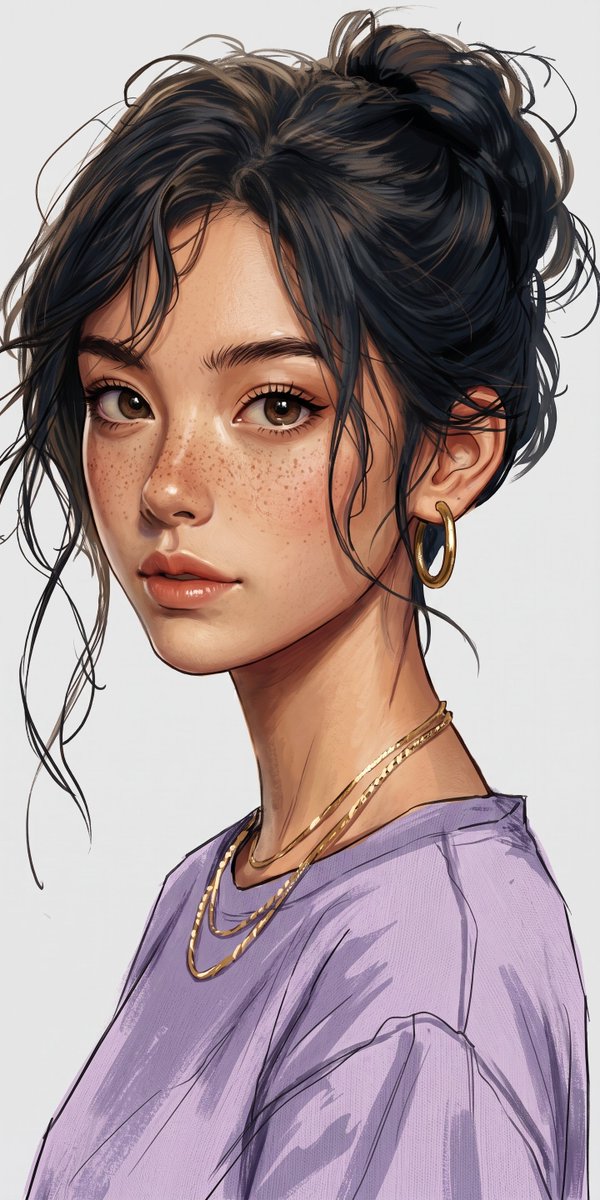 Comic / Storyboard - Sketch-Style Portrait Illustration