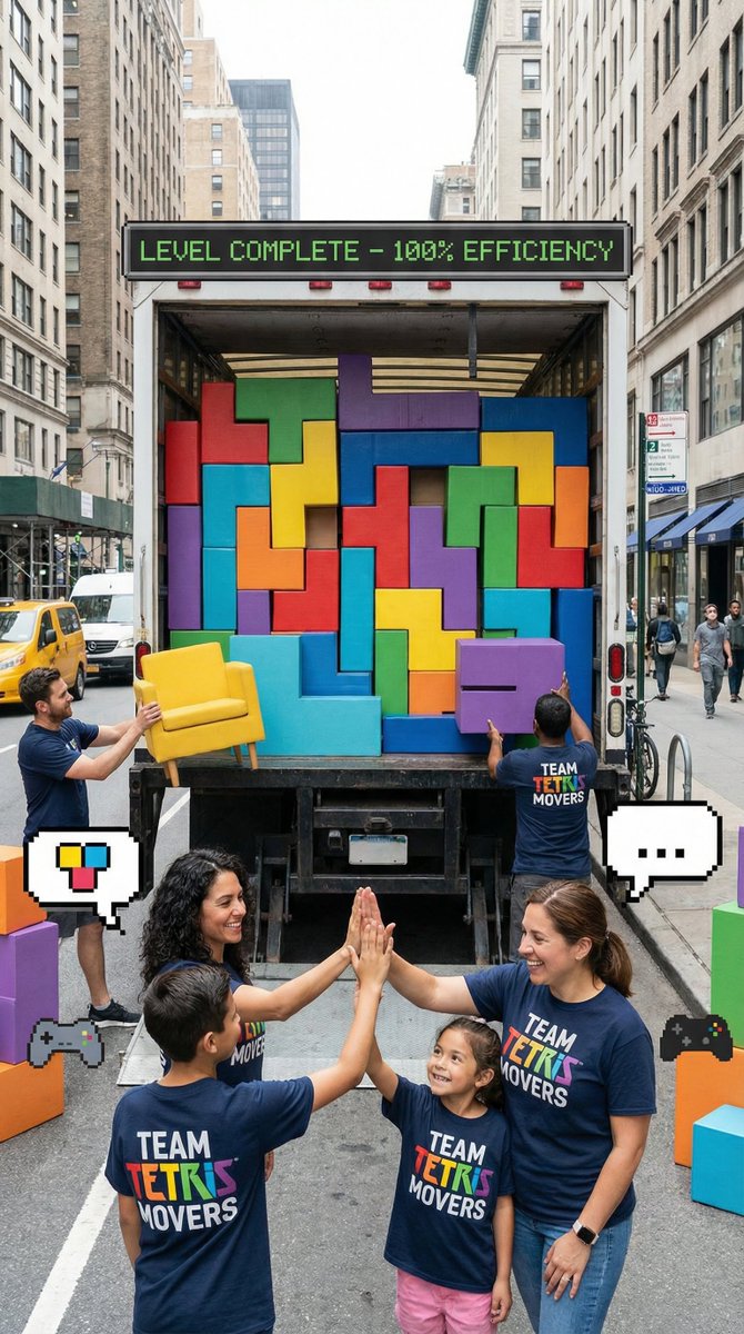 Tetris Home Organization Humor Prompt 2