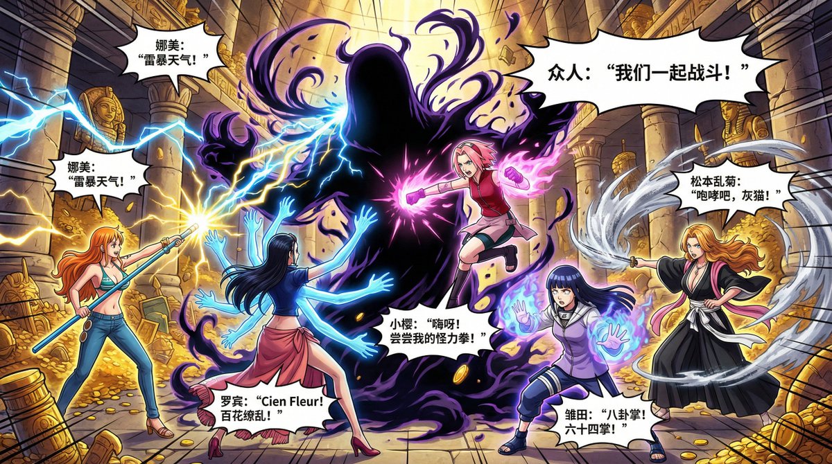 Anime female character compilation story in Chinese comic style 3