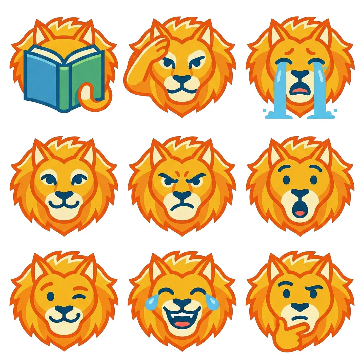 Logo-Based Emoji Grid Generation
