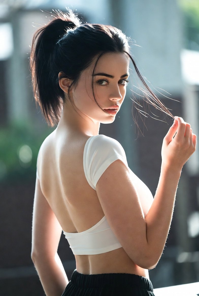 Hyper-Realistic Outdoor Portrait with Strict Identity Lock