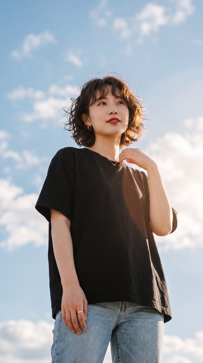 Low Angle Fashion Portrait 4