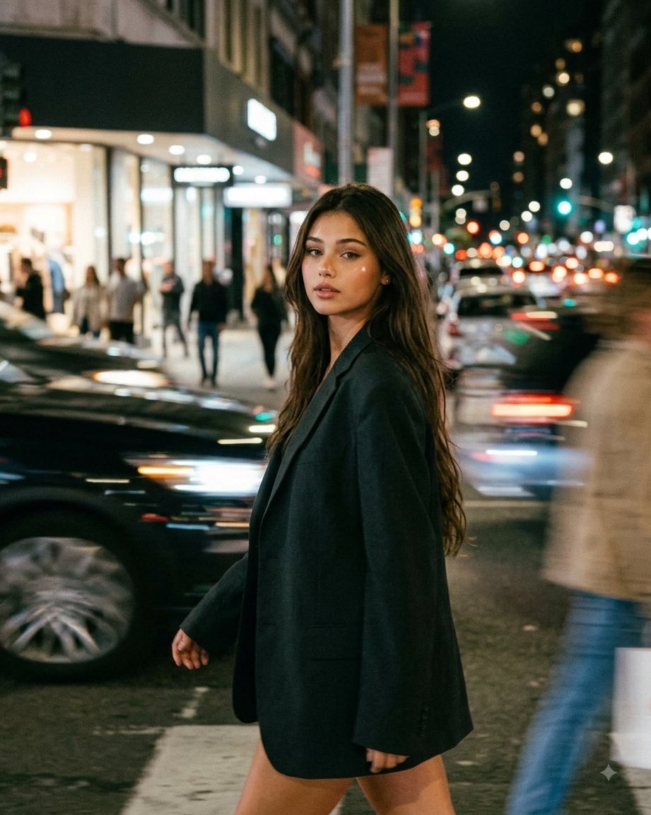Candid Night Street Motion Blur 2