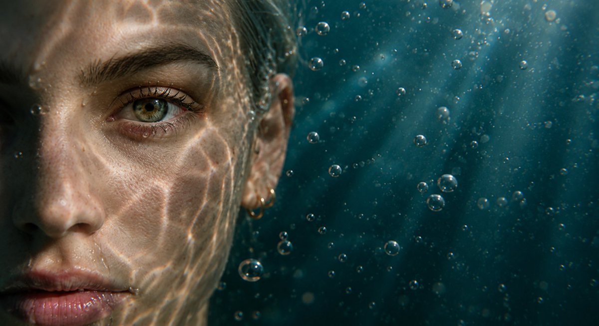 Underwater Face Portrait 3