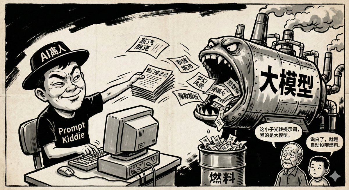 Generating a Satirical Cartoon in Hua Junwu Style 3