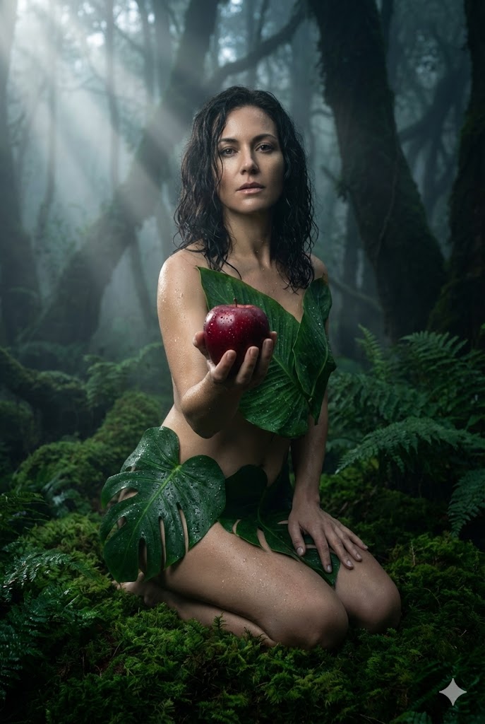Mythological Forest Portrait with Renaissance Light