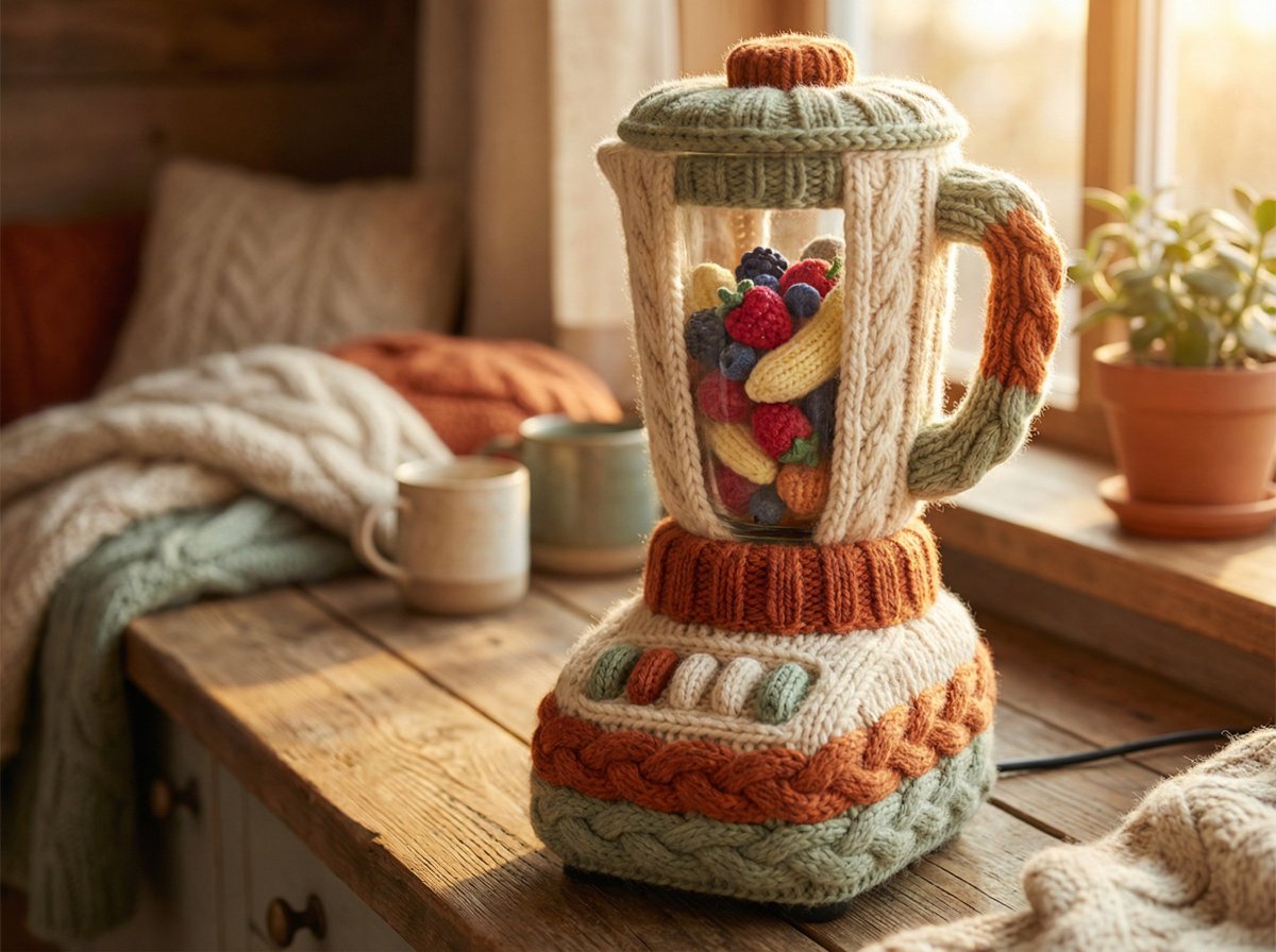 Cozy Knit Industrial Design Prompt 2