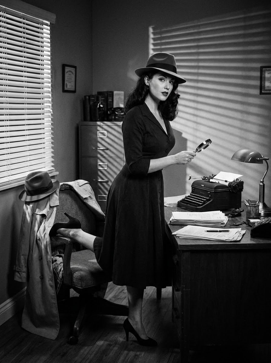Noir Pinup Photoshoot 2