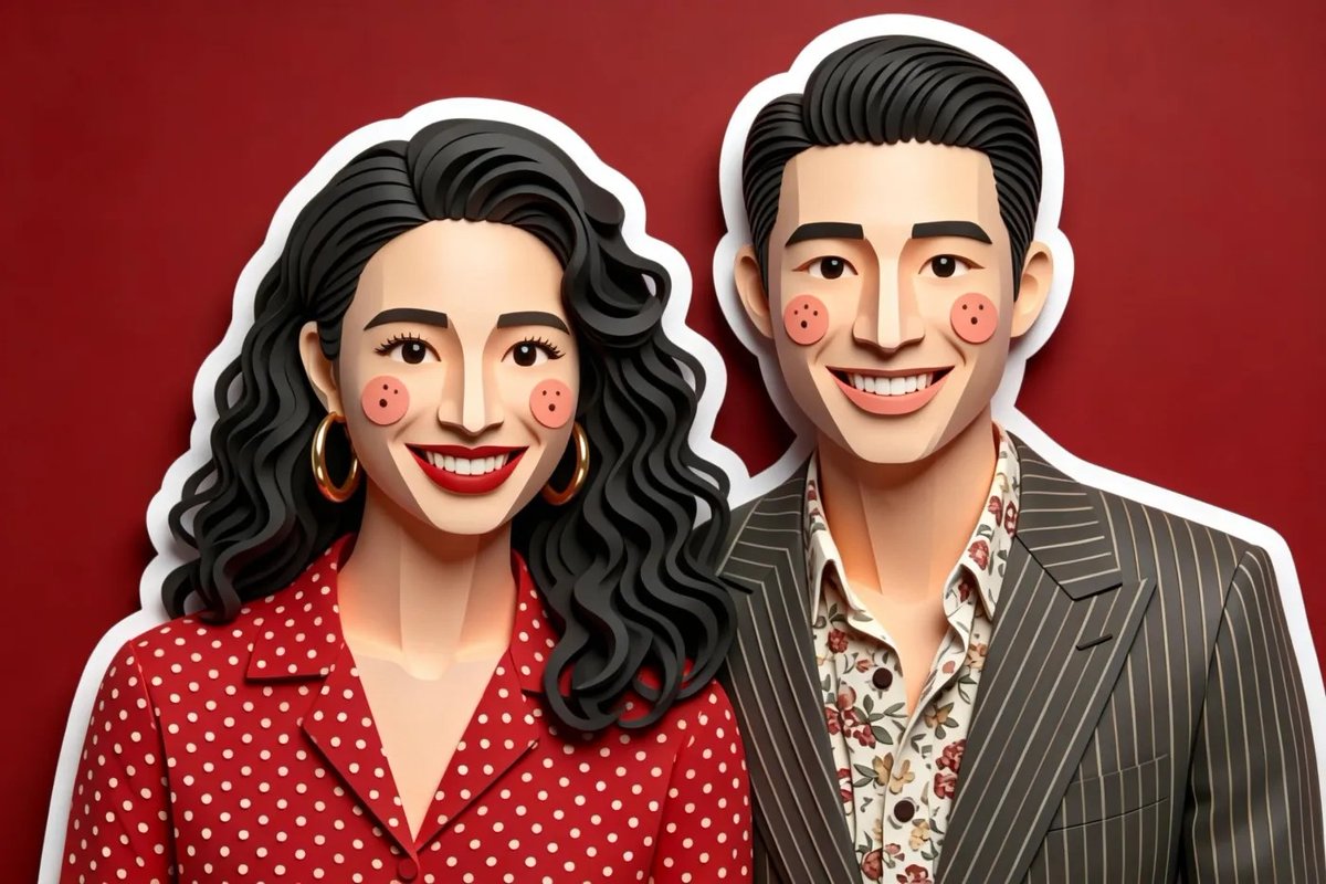 3D Paper-Cut Illustration Style 3