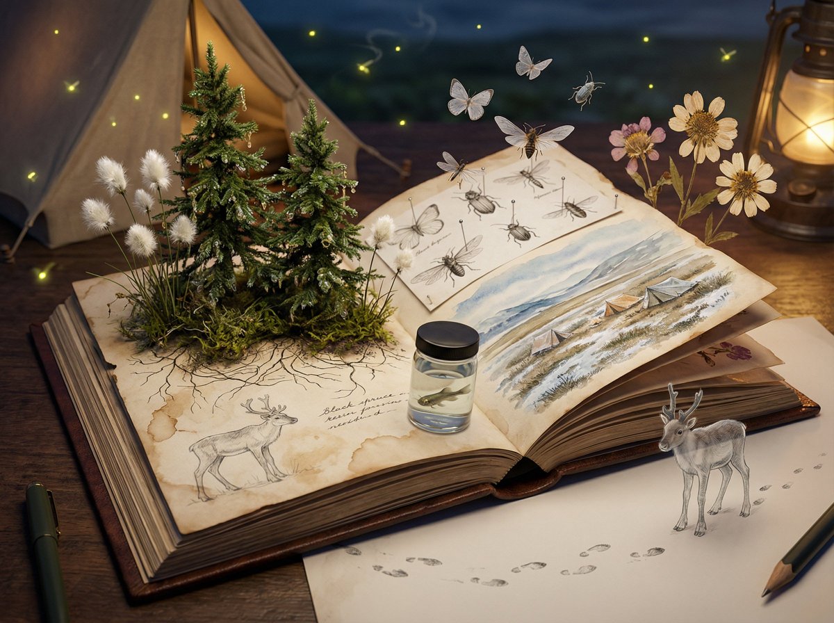 Naturalist Field Journal Ecosystem Scene 4